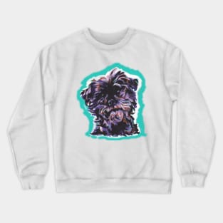 Affenpinscher portrait Dog Pop Art Crewneck Sweatshirt